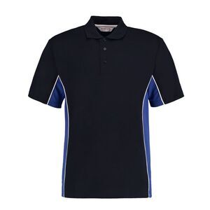 GAMEGEAR Mens Track Polycotton Pique Polo Shirt / Navy/Royal Blue